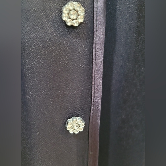 Just Choon California Vintage 2 Piece Sleeveless Dress Cropped Jacket - Size 7 - Picture 8 of 10